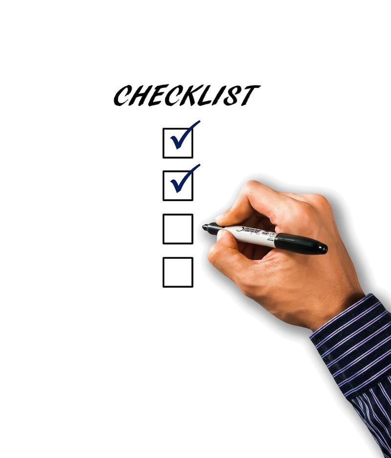 Packing Checklist