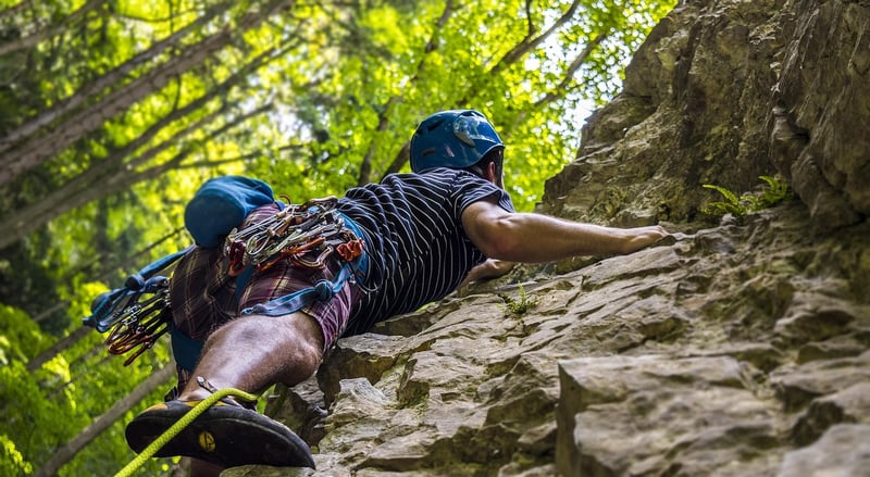 Climbing at Dawn